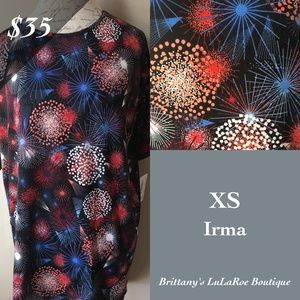 Brand new with tags. Lularoe Irma Tunic